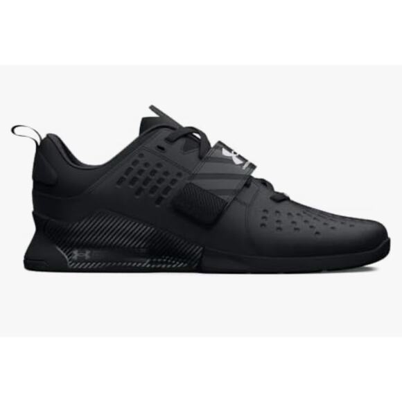 Under Armour Reign Lifter Triple Black Gym Shoes 3028028-001 Mens 11.5 main image 3